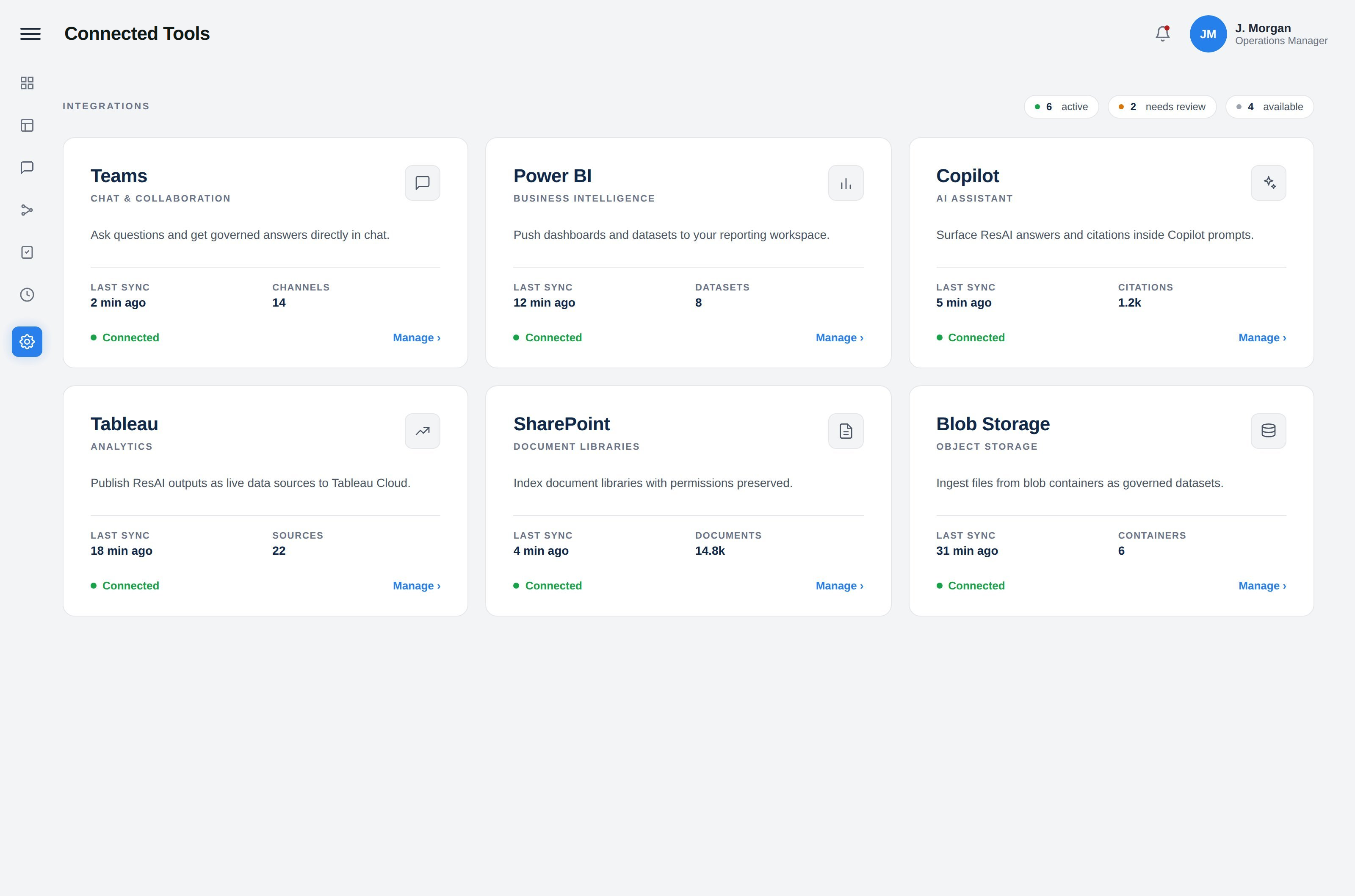 Connects to your existing tools